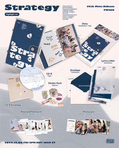 [PRE-ORDER] TWICE - 14th Mini Album [STRATEGY]