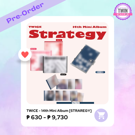 [PRE-ORDER] TWICE - 14th Mini Album [STRATEGY]