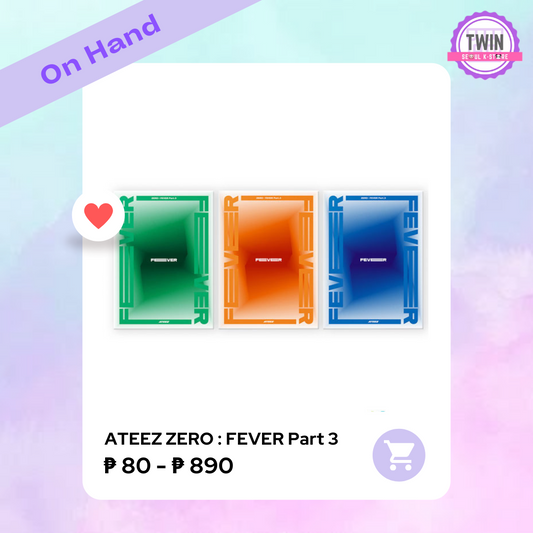 [ON HAND] ATEEZ - Mini Album Vol.6 [ZERO : FEVER Part.3]