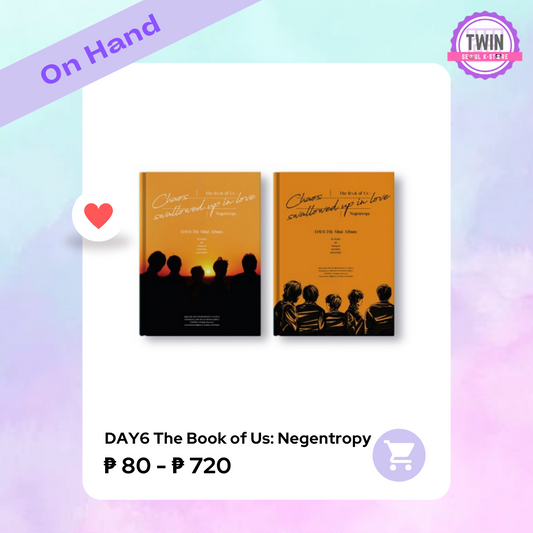 [ON HAND] DAY6 - Mini Album Vol. 7 [The Book of Us: Negentropy]