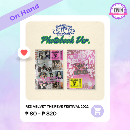 [ON HAND] Red Velvet - Mini Album [The ReVe Festival 2022 - Birthday] (Photo Book Ver.) 