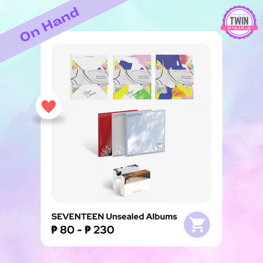 [ON HAND] SEVENTEEN Unsealed Albums