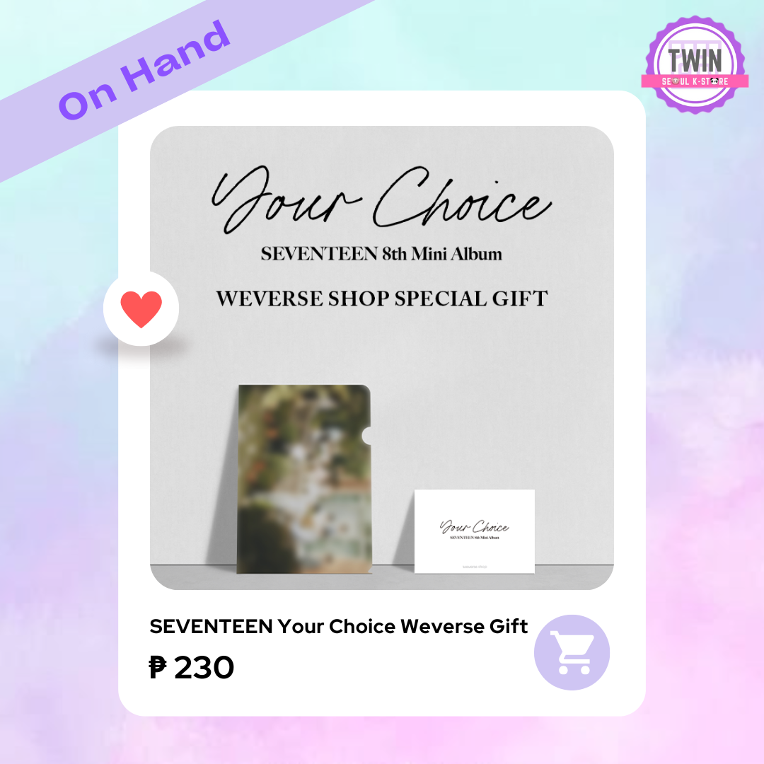 [ON HAND] SEVENTEEN - 8th Mini Album [Your Choice] Weverse Gift