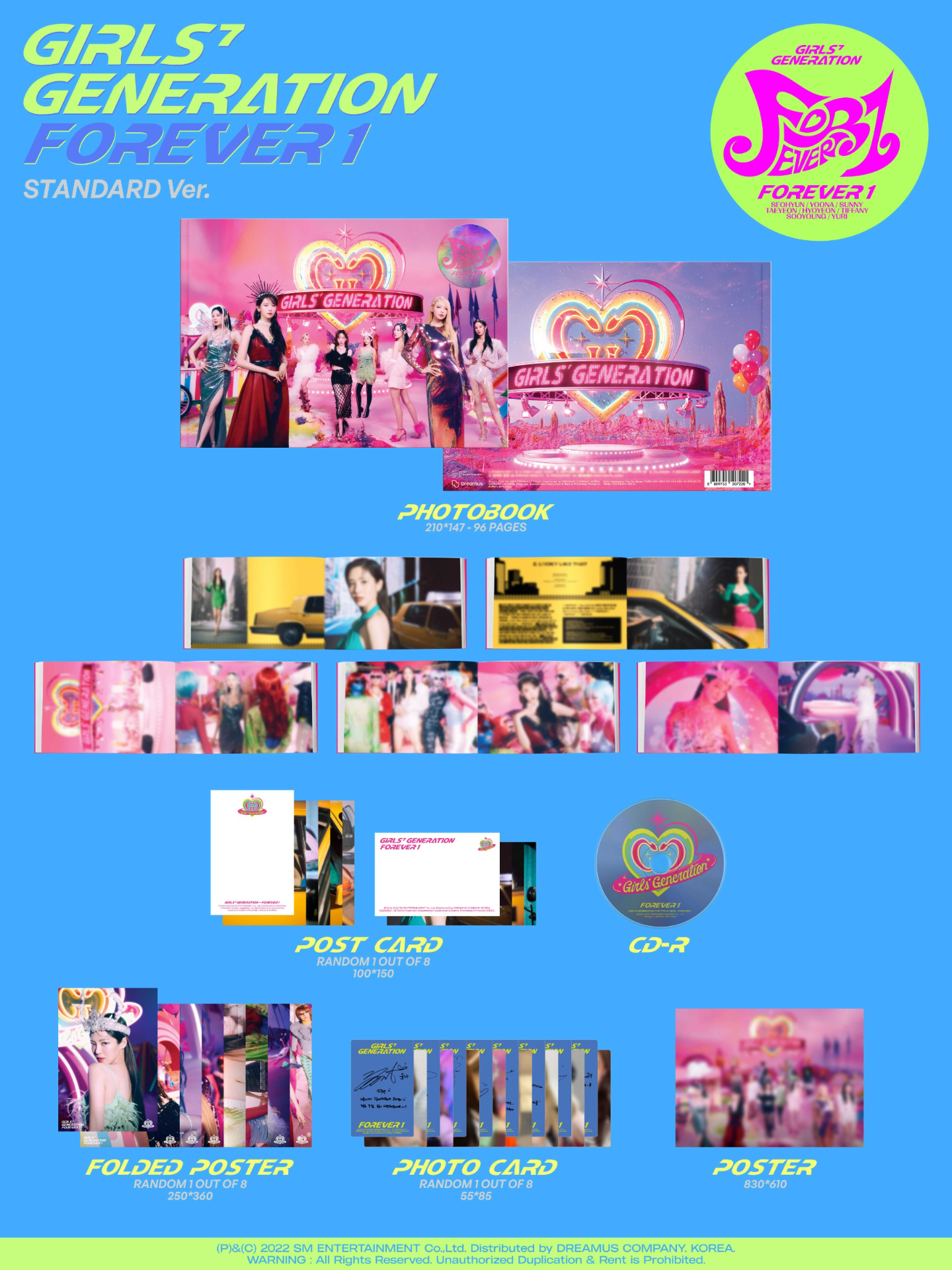 [ON HAND] Girls’ Generation - The 7th Album [FOREVER 1]