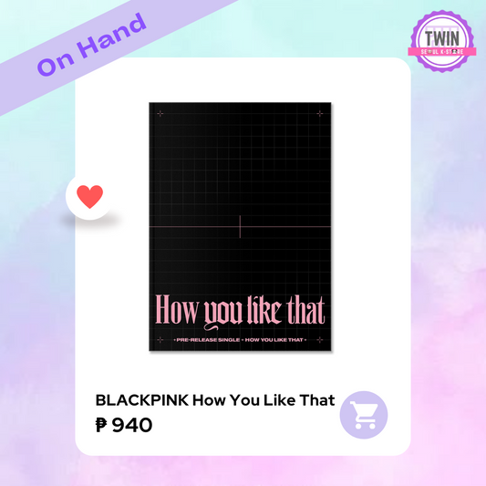 [ON HAND] BLACKPINK - SPECIAL EDITION [How You Like That]