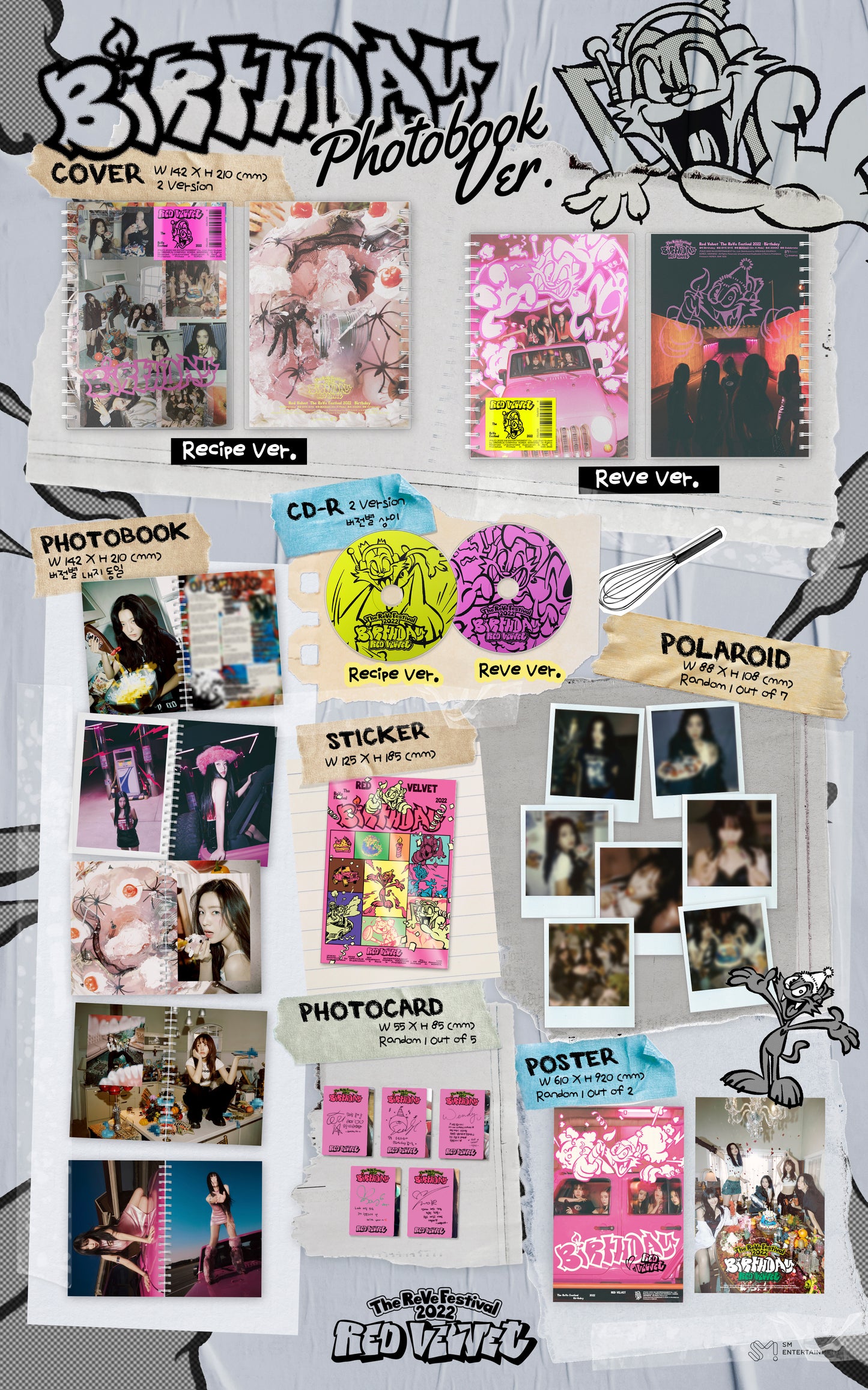 [ON HAND] Red Velvet - Mini Album [The ReVe Festival 2022 - Birthday] (Photo Book Ver.) 